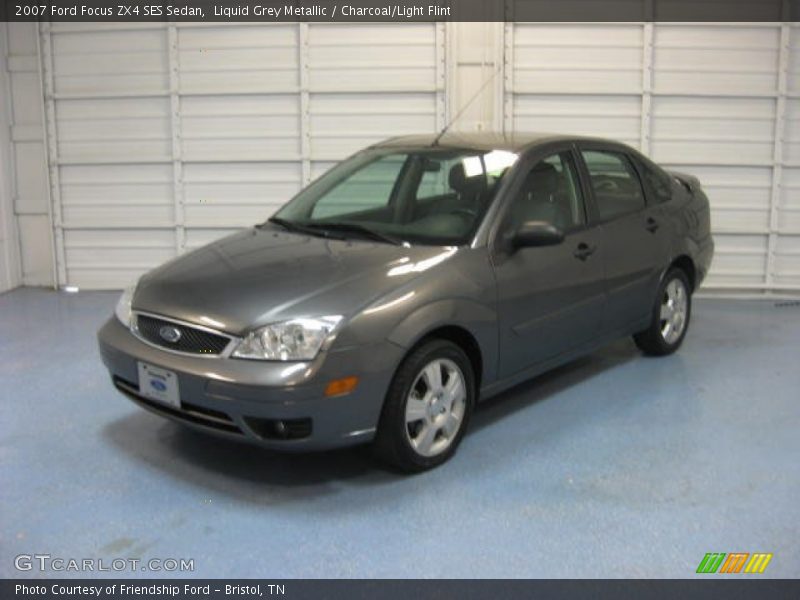 Liquid Grey Metallic / Charcoal/Light Flint 2007 Ford Focus ZX4 SES Sedan