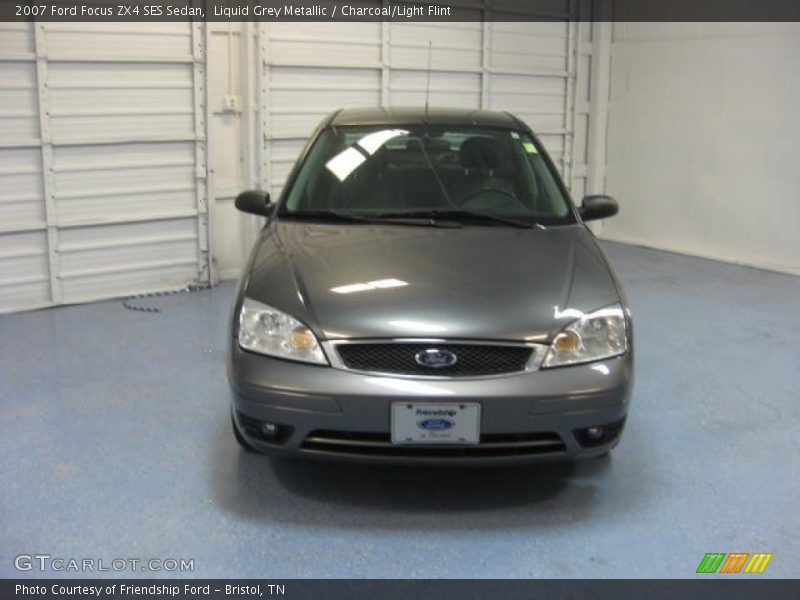 Liquid Grey Metallic / Charcoal/Light Flint 2007 Ford Focus ZX4 SES Sedan