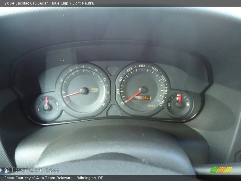 Blue Chip / Light Neutral 2004 Cadillac CTS Sedan