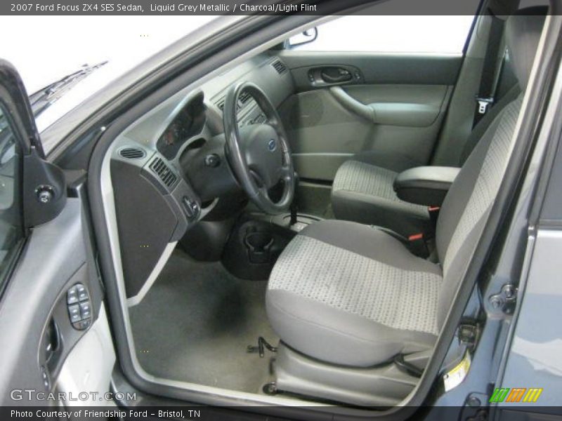Liquid Grey Metallic / Charcoal/Light Flint 2007 Ford Focus ZX4 SES Sedan