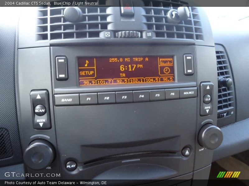 Blue Chip / Light Neutral 2004 Cadillac CTS Sedan