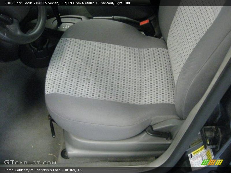 Liquid Grey Metallic / Charcoal/Light Flint 2007 Ford Focus ZX4 SES Sedan