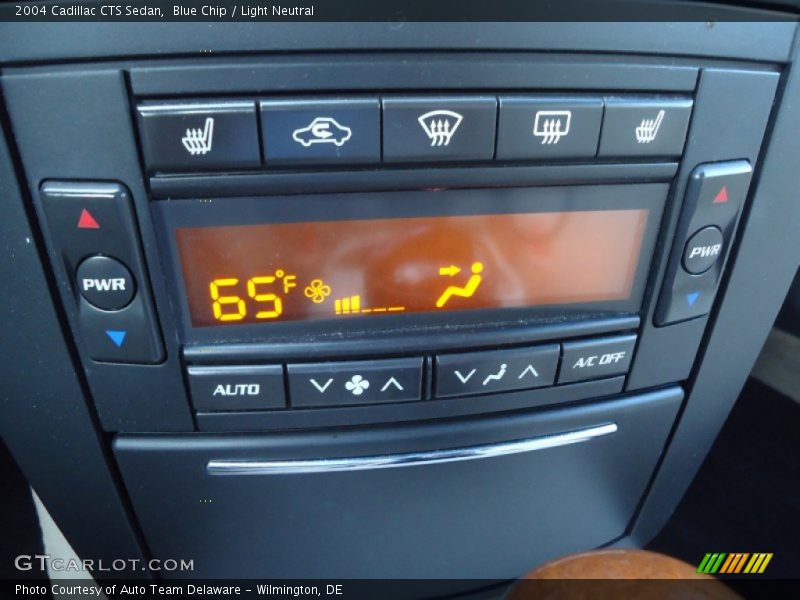 Blue Chip / Light Neutral 2004 Cadillac CTS Sedan