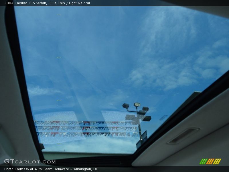 Blue Chip / Light Neutral 2004 Cadillac CTS Sedan
