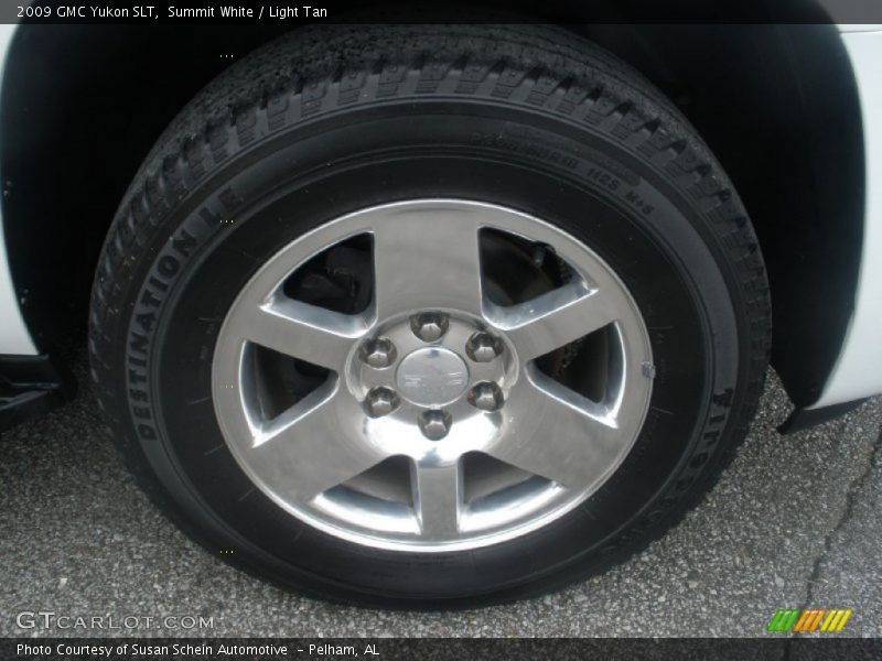 Summit White / Light Tan 2009 GMC Yukon SLT