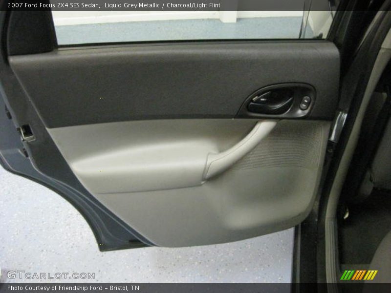 Liquid Grey Metallic / Charcoal/Light Flint 2007 Ford Focus ZX4 SES Sedan