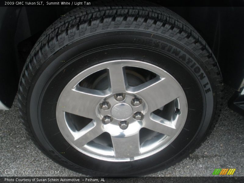 Summit White / Light Tan 2009 GMC Yukon SLT