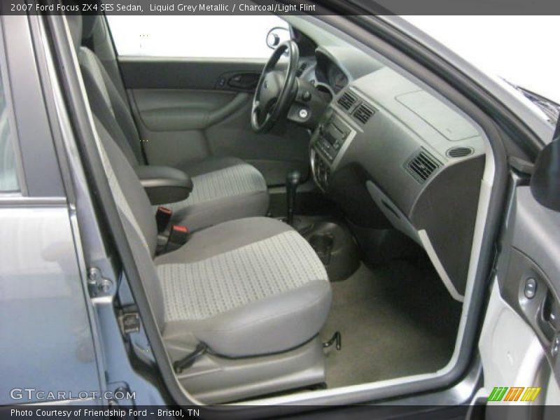 Liquid Grey Metallic / Charcoal/Light Flint 2007 Ford Focus ZX4 SES Sedan