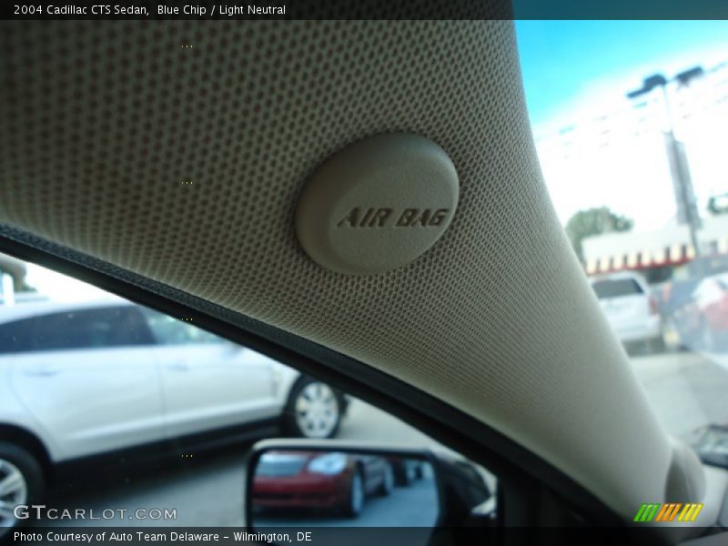 Blue Chip / Light Neutral 2004 Cadillac CTS Sedan