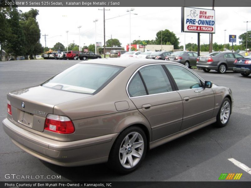 Kalahari Beige Metallic / Sand 2002 BMW 5 Series 525i Sedan