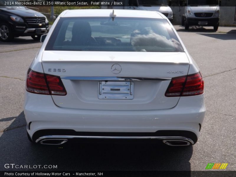 Polar White / Black 2014 Mercedes-Benz E 350 4Matic Sport Sedan