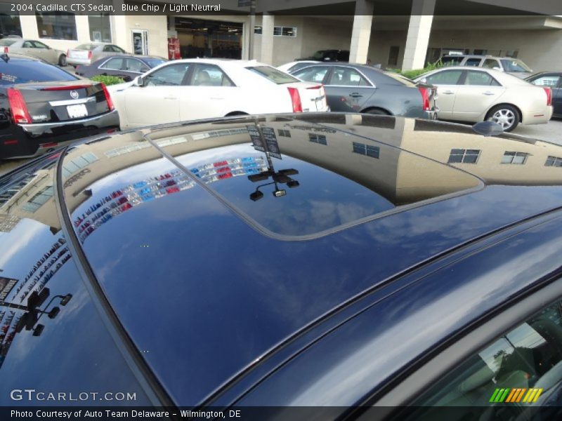 Blue Chip / Light Neutral 2004 Cadillac CTS Sedan