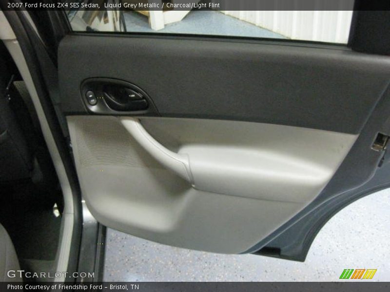 Liquid Grey Metallic / Charcoal/Light Flint 2007 Ford Focus ZX4 SES Sedan
