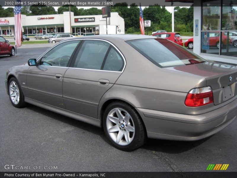 Kalahari Beige Metallic / Sand 2002 BMW 5 Series 525i Sedan
