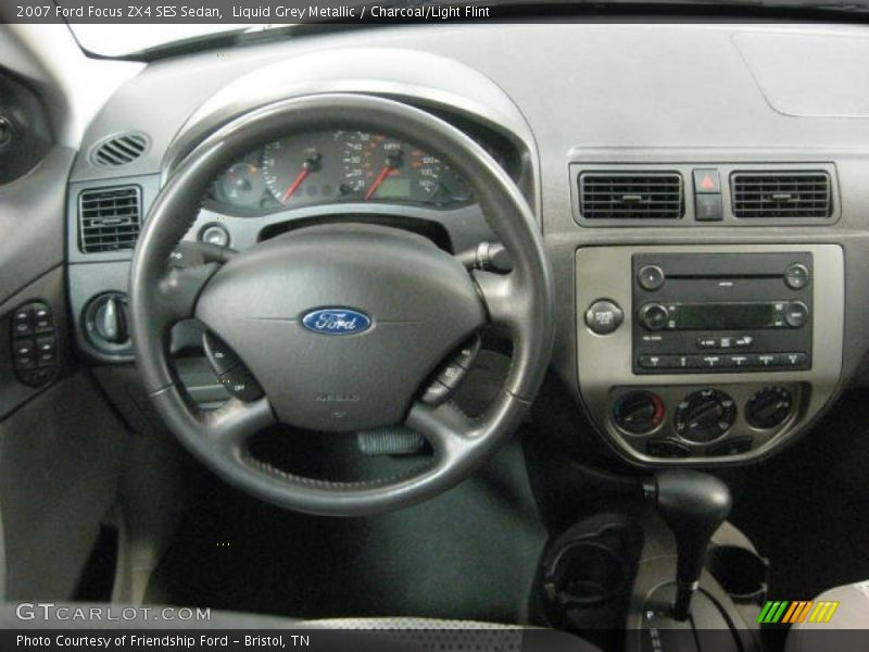 Liquid Grey Metallic / Charcoal/Light Flint 2007 Ford Focus ZX4 SES Sedan