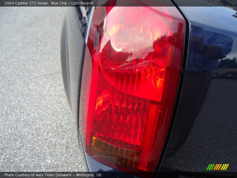 Blue Chip / Light Neutral 2004 Cadillac CTS Sedan