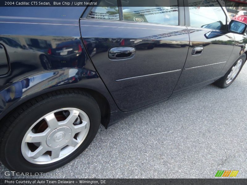Blue Chip / Light Neutral 2004 Cadillac CTS Sedan