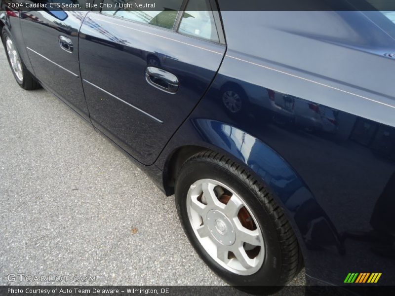 Blue Chip / Light Neutral 2004 Cadillac CTS Sedan