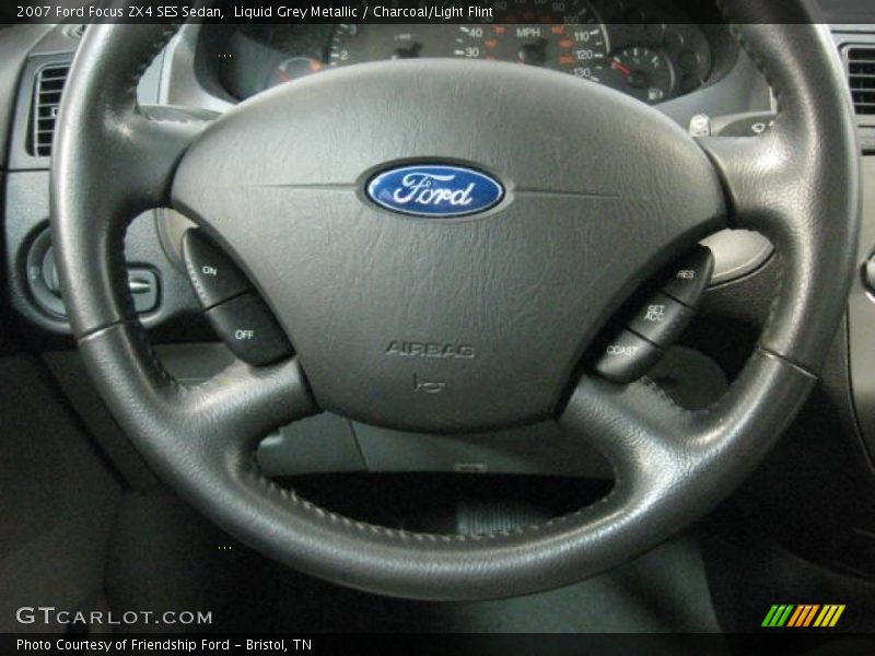 Liquid Grey Metallic / Charcoal/Light Flint 2007 Ford Focus ZX4 SES Sedan