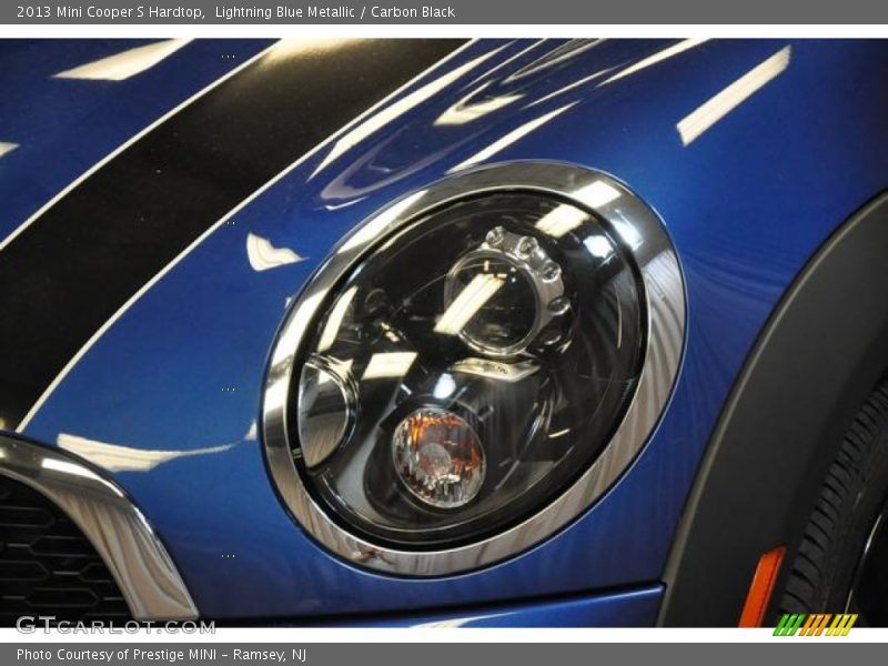 Lightning Blue Metallic / Carbon Black 2013 Mini Cooper S Hardtop