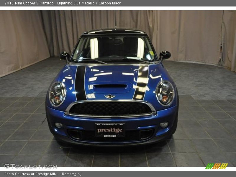 Lightning Blue Metallic / Carbon Black 2013 Mini Cooper S Hardtop