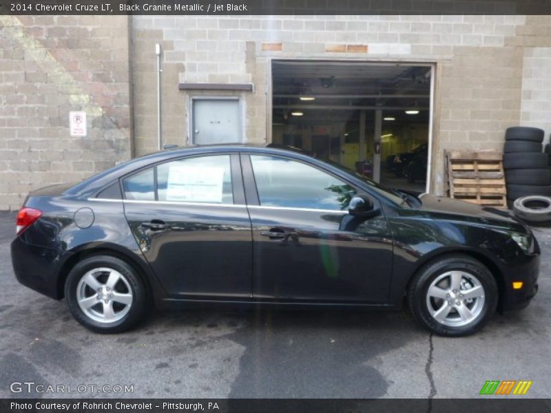 Black Granite Metallic / Jet Black 2014 Chevrolet Cruze LT