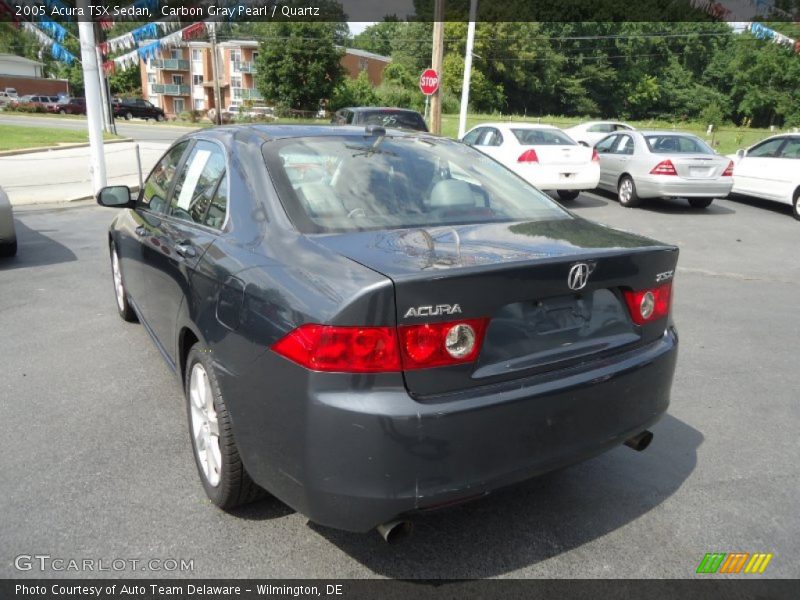 Carbon Gray Pearl / Quartz 2005 Acura TSX Sedan