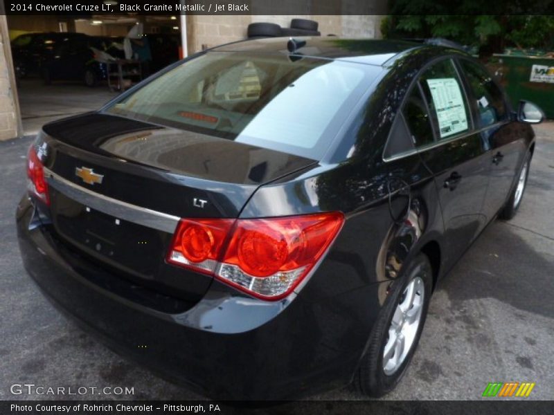 Black Granite Metallic / Jet Black 2014 Chevrolet Cruze LT