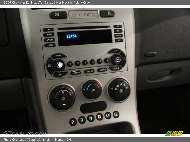 Controls of 2006 Equinox LT