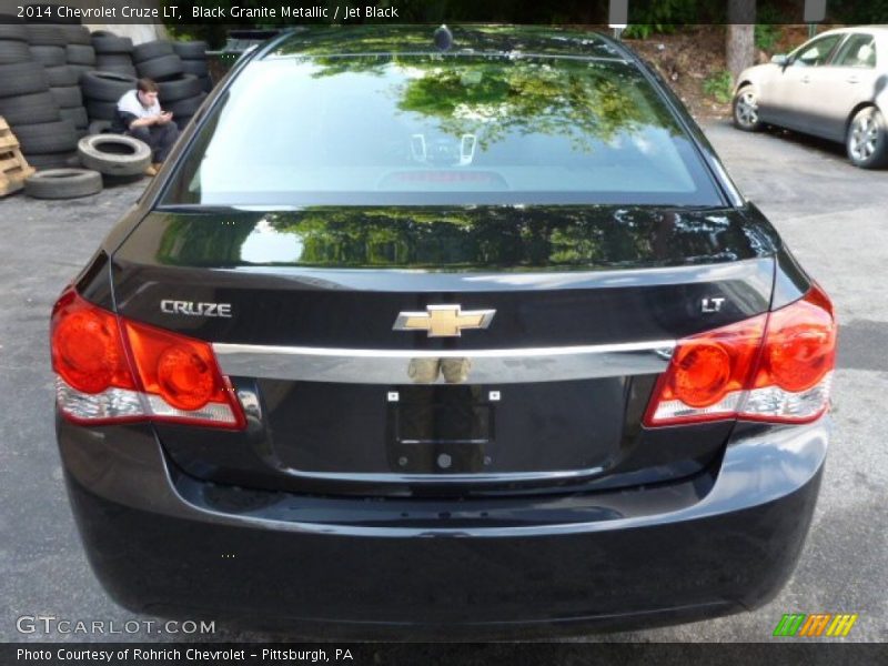 Black Granite Metallic / Jet Black 2014 Chevrolet Cruze LT