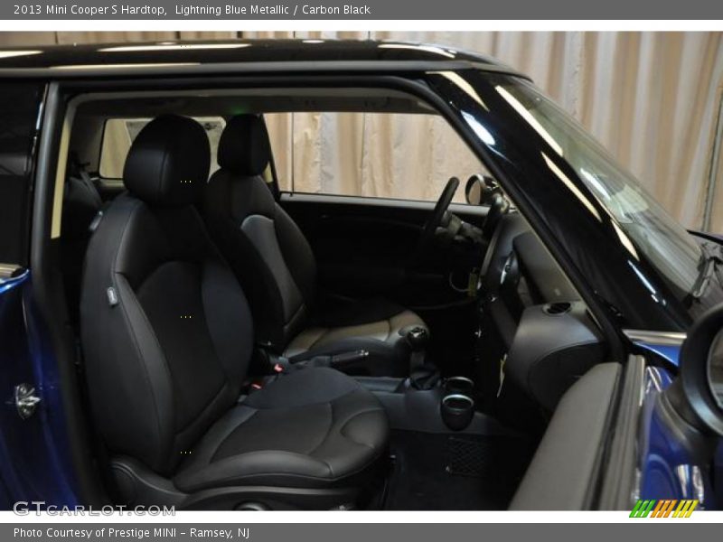 Lightning Blue Metallic / Carbon Black 2013 Mini Cooper S Hardtop