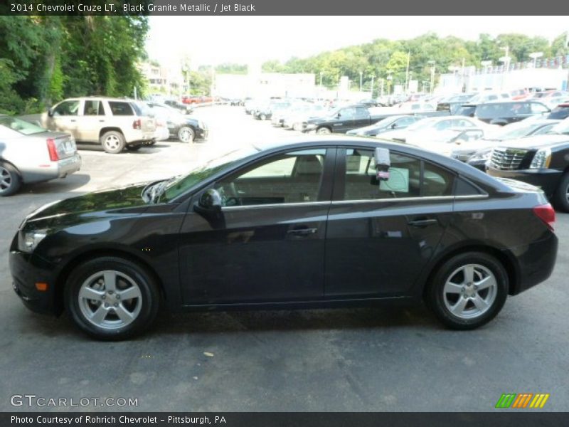 Black Granite Metallic / Jet Black 2014 Chevrolet Cruze LT