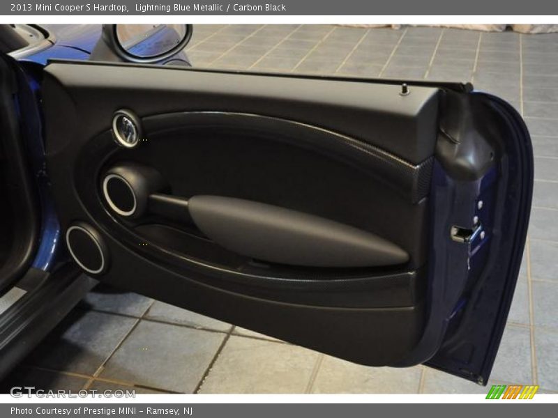 Lightning Blue Metallic / Carbon Black 2013 Mini Cooper S Hardtop