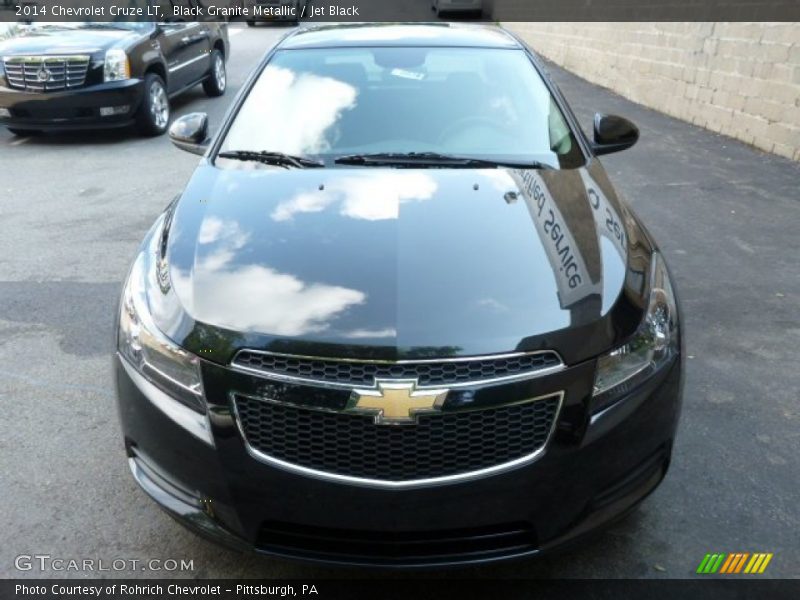 Black Granite Metallic / Jet Black 2014 Chevrolet Cruze LT