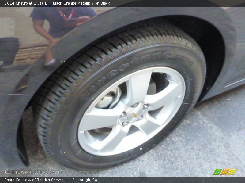 Black Granite Metallic / Jet Black 2014 Chevrolet Cruze LT