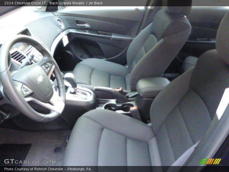 Black Granite Metallic / Jet Black 2014 Chevrolet Cruze LT