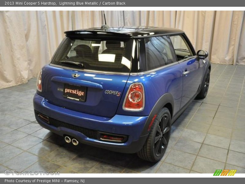 Lightning Blue Metallic / Carbon Black 2013 Mini Cooper S Hardtop