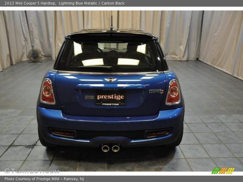 Lightning Blue Metallic / Carbon Black 2013 Mini Cooper S Hardtop