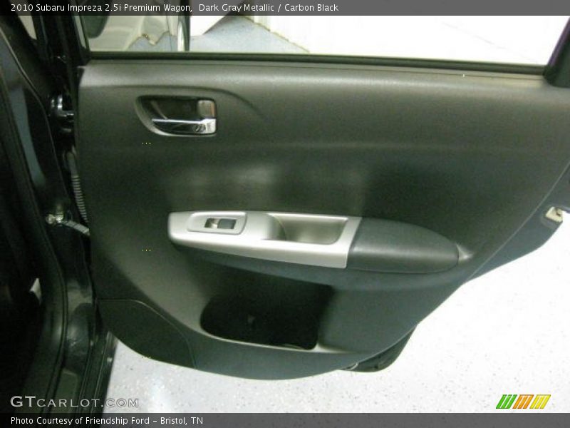 Dark Gray Metallic / Carbon Black 2010 Subaru Impreza 2.5i Premium Wagon