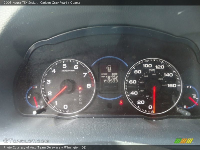 Carbon Gray Pearl / Quartz 2005 Acura TSX Sedan