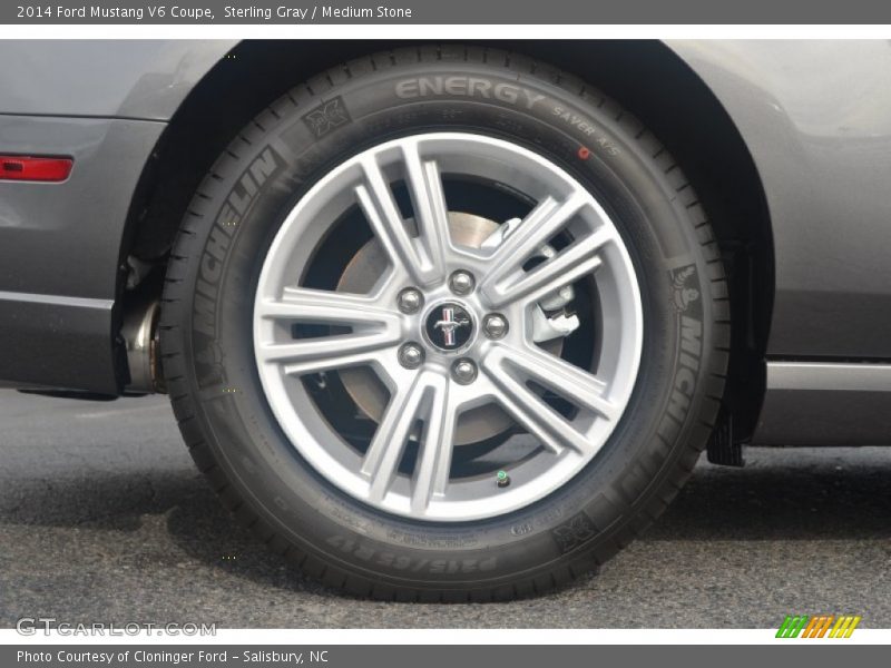 Sterling Gray / Medium Stone 2014 Ford Mustang V6 Coupe