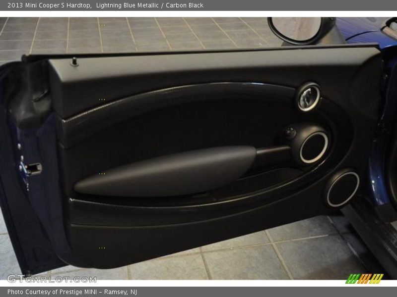 Lightning Blue Metallic / Carbon Black 2013 Mini Cooper S Hardtop