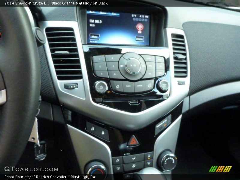Black Granite Metallic / Jet Black 2014 Chevrolet Cruze LT