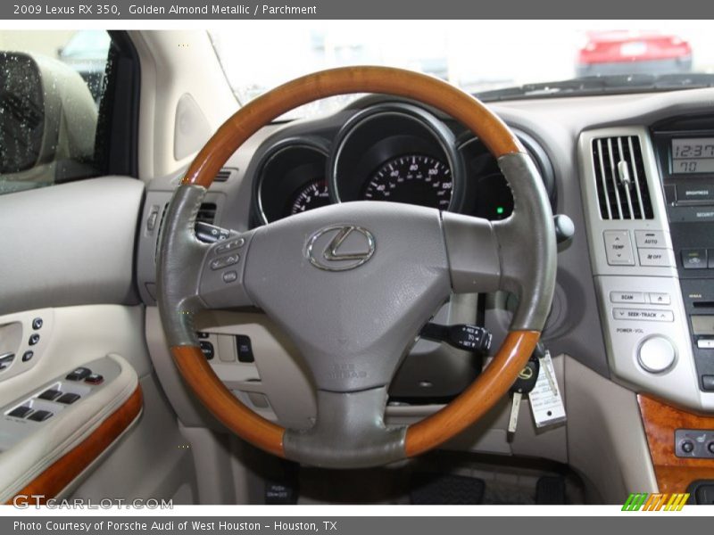 Golden Almond Metallic / Parchment 2009 Lexus RX 350