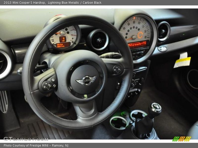 Lightning Blue Metallic / Carbon Black 2013 Mini Cooper S Hardtop