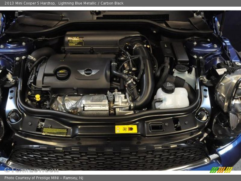 Lightning Blue Metallic / Carbon Black 2013 Mini Cooper S Hardtop