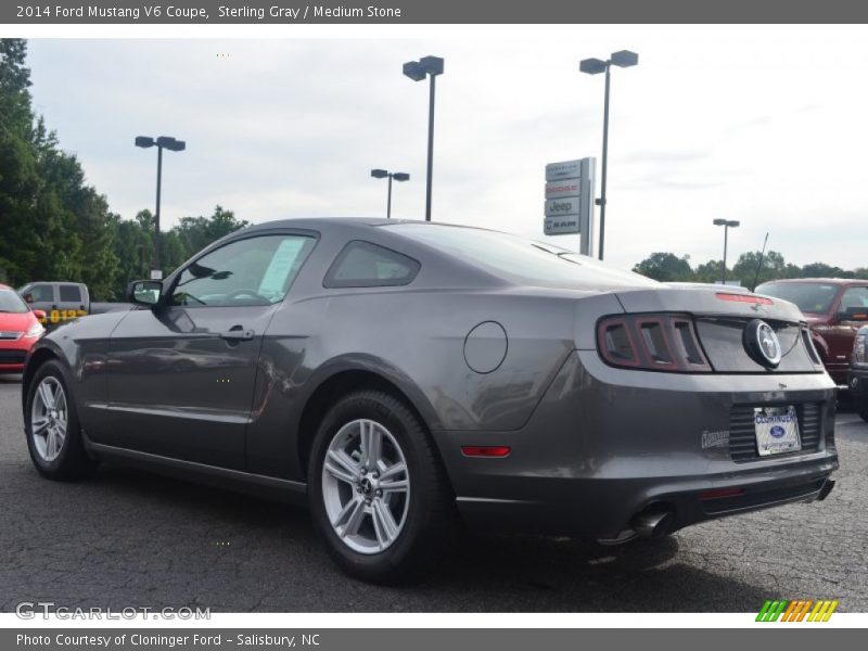Sterling Gray / Medium Stone 2014 Ford Mustang V6 Coupe