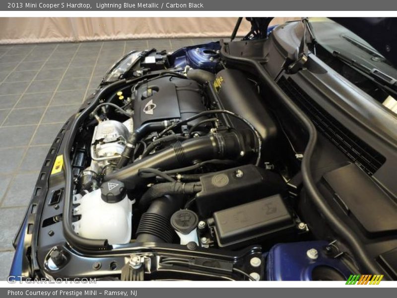 Lightning Blue Metallic / Carbon Black 2013 Mini Cooper S Hardtop