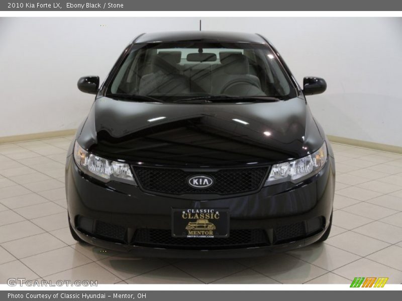Ebony Black / Stone 2010 Kia Forte LX