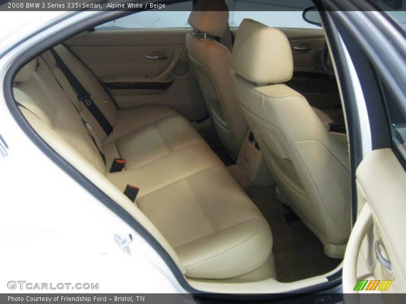 Alpine White / Beige 2008 BMW 3 Series 335i Sedan